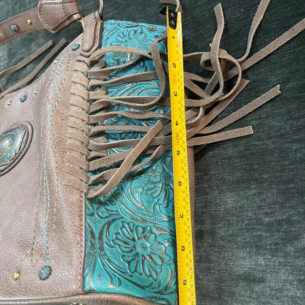 NWOT Justin Boots Concealed Carry Shoulder Bag - Picture 6 of 6